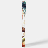 リボンとチェリーパターン  Case-Mate iPhoneケース (裏面 / 右)