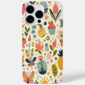 リボンとチェリーパターン  Case-Mate iPhoneケース (裏面)