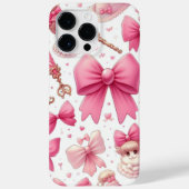 リボンとチェリーパターン Case-Mate iPhoneケース (裏面)