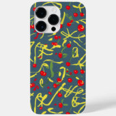 リボンとチェリーパターン  Case-Mate iPhoneケース (裏面)