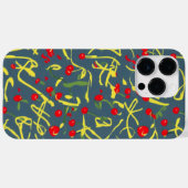 リボンとチェリーパターン  Case-Mate iPhoneケース (裏面 (横))
