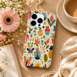 リボンとチェリーパターン Case-Mate iPhone 14 PRO MAXケース