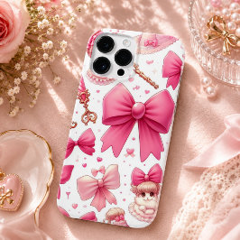 リボンとチェリーパターン Case-Mate iPhone 14 PRO MAXケース