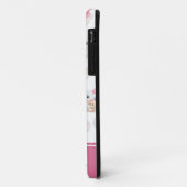 リボンとバルーン柄のガーリーピンクの象 Case-Mate iPhoneケース (裏面/左)