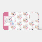 リボンとバルーン柄のガーリーピンクの象 Case-Mate iPhoneケース (裏面 (横))