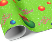 リボンとボーブルで楽しい休日 ラッピングペーパー (ロールコーナー)