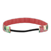 リボンと弓を使ったクリスマスプレゼント アスレチックヘッドバンド (裏面)