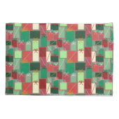 リボンと弓を使ったクリスマスプレゼント 枕カバー (裏面)