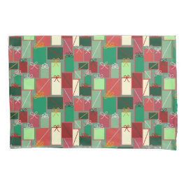 リボンと弓を使ったクリスマスプレゼント 枕カバー