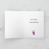 リボンと弓ハッピー90th誕生日挨拶 カード (内部)