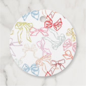 リボンと弓水彩誕生日ありがとう フェイバータグ (裏面)