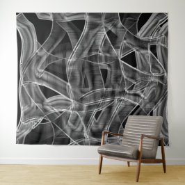 リボンのような曲線、エンボス線を打つ タペストリー