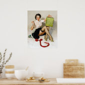 リボンのピン留め ポスター (キッチン)