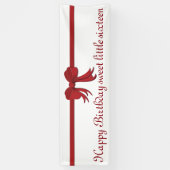 リボンのボーダー赤 + あなたのbackgr。 及びアイディア 横断幕 (縦)