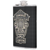 リボンのロゴの背部が付いているTLの列車のフラスコ フラスク (左)