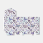 リボンの好意ボックス付きラヴァンドール蝶テント フェイバーボックス (折り畳みなし)