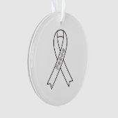 リボンの平和オーナメント オーナメント (正面)