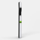 リボンの弓及びきらきら光るなハートのダイヤモンド[緑] - iphone4 Case-Mate iPhoneケース (裏面/右)