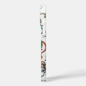 リボンの渦巻きカラフルとキューピッドを持つ若い少女 Case-Mate iPhoneケース (裏面 / 左)