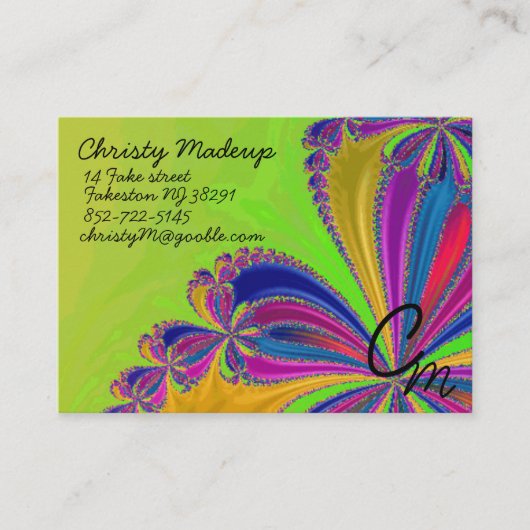 リボンの滝 名刺 (正面)