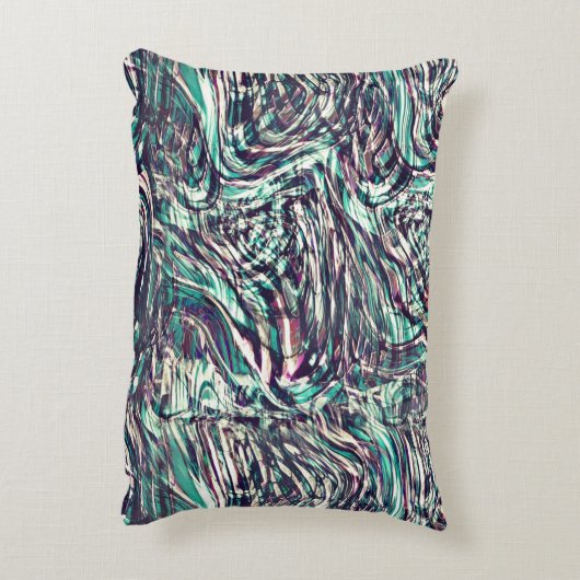 リボンまたはループが失敗して通過する アクセントクッション (裏面(縦))