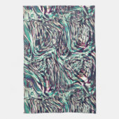 リボンまたはループが失敗して通過する キッチンタオル (縦)