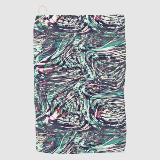 リボンまたはループが失敗して通過する ゴルフタオル (正面)