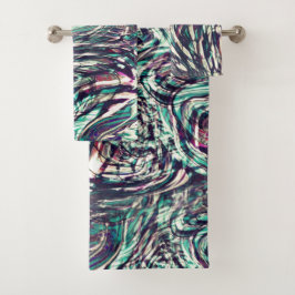 リボンまたはループが失敗して通過する バスタオルセット