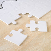 リボンをつけた犬の花婿 ジグソーパズル (側面)