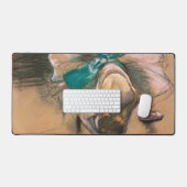 リボンをエドガー・デガで結ぶダンサー デスクマット (キーボード&マウス)
