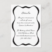 リボンをリンク エンクロージャーカード (正面)