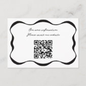 リボンをリンク エンクロージャーカード (裏面)