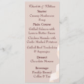 リボンを使用したソフトな紫とグレーの効果 メニュー (裏面)