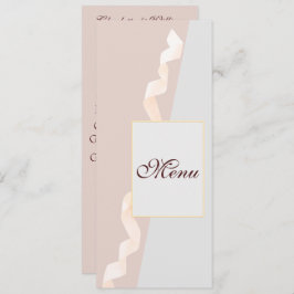 リボンを使用したソフトな紫とグレーの効果 メニュー