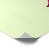 リボンを結んだケシ：デイジーの花束。 ポスター (角)