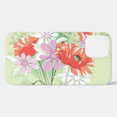 リボンを結んだケシ：デイジーの花束。 Case-Mate iPhoneケース (裏面 (横))