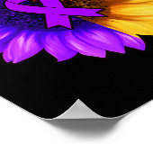 リボンアルツハイマー病認識度薬物過剰摂取アワレン ポスター (角)