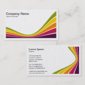 リボンウェーブ – 色03b 名刺 (正面/裏面)