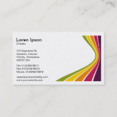 リボンウェーブ – 色03b 名刺 (裏面)