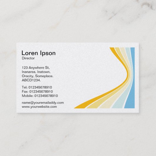 リボンウェーブ – 色04b 名刺 (裏面)