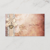 リボンエレガントとフローラのエンク結婚ロージャカード エンクロージャーカード (裏面)