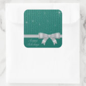 リボンエレガントと星 スクエアシール (バッグ)