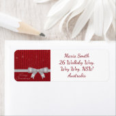 リボンエレガントと星 ラベル (インサイチュ)