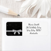 リボンエレガントと星 ラベル (インサイチュ)