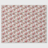 リボンエレガントをコケットし、クリスマスを弓 ラッピングペーパー (フラット)