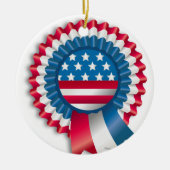 リボンオーナメント セラミックオーナメント (正面)