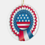 リボンオーナメント セラミックオーナメント (左)