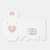 リボンカスタム優先ボックス付きフローラハートテント フェイバーボックス (折り畳みなし)