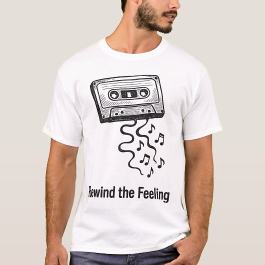リボンカセットテープTシャツ Tシャツ (正面)