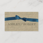 リボンカントリーブルー座席表 プレイスカード (裏面)